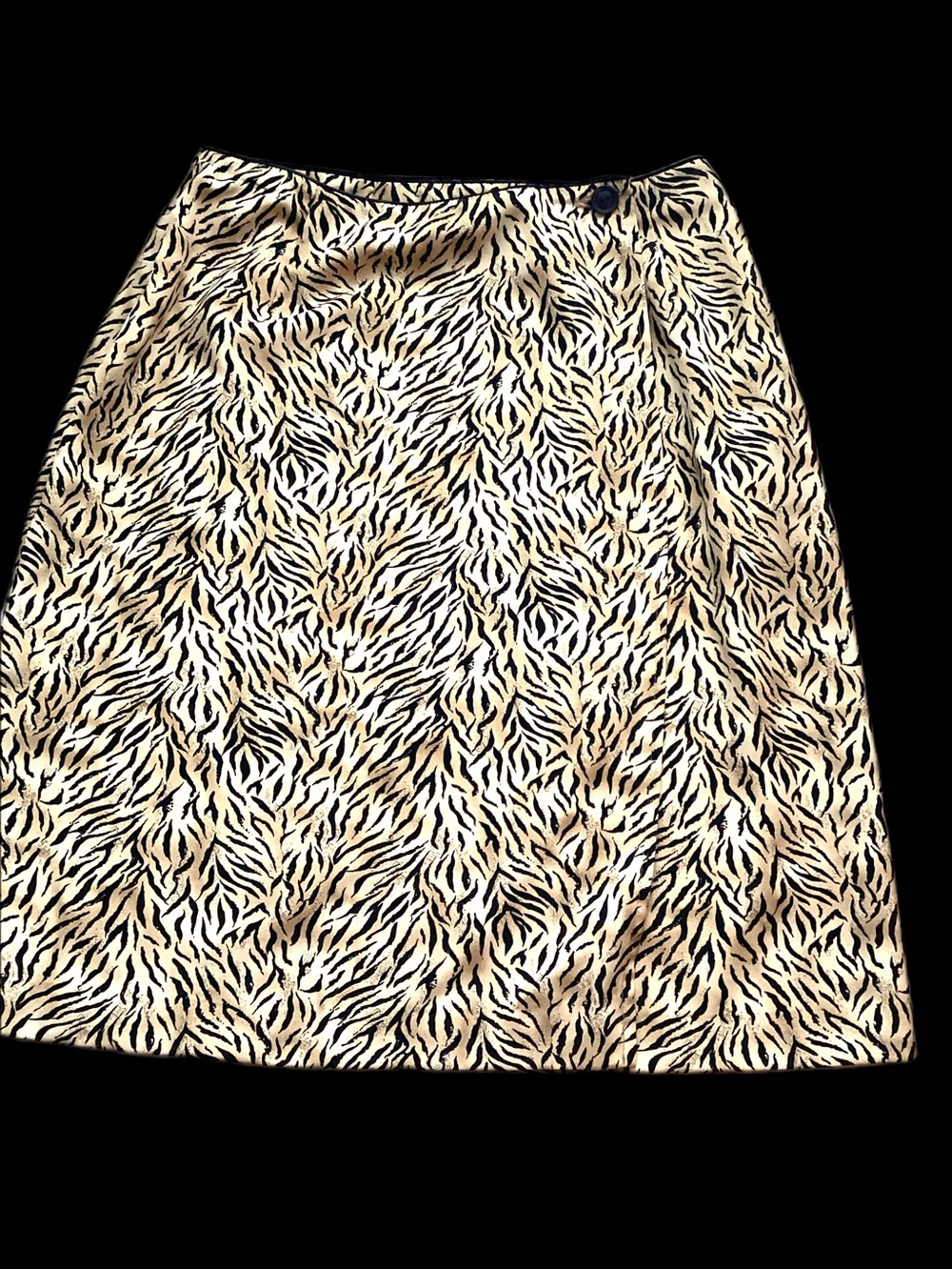 Worthington Animal Print Wrap Skirt